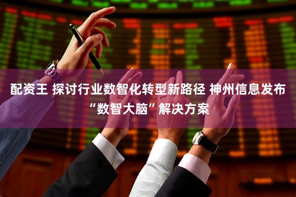 配资王 探讨行业数智化转型新路径 神州信息发布“数智大脑”解决方案