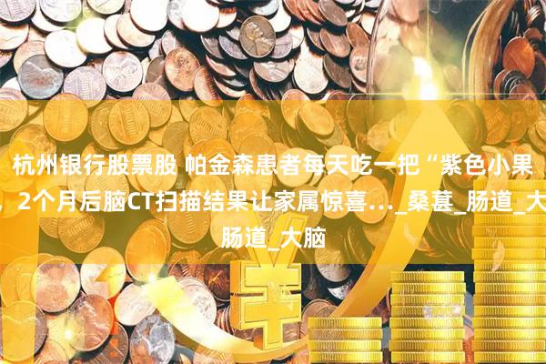 杭州银行股票股 帕金森患者每天吃一把“紫色小果”，2个月后脑CT扫描结果让家属惊喜…_桑葚_肠道_大脑