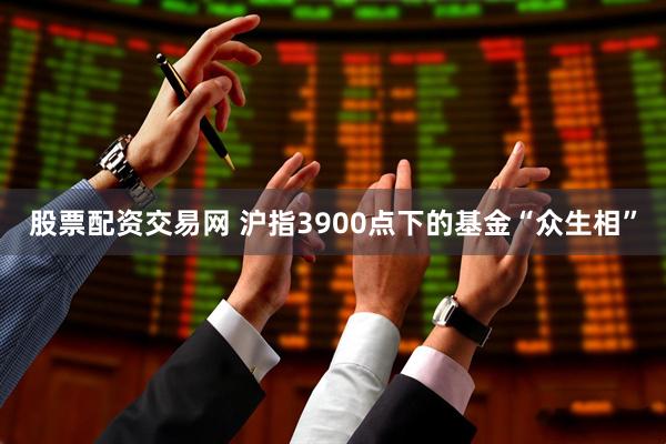 股票配资交易网 沪指3900点下的基金“众生相”